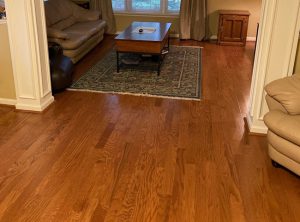 hardwood flooring in home