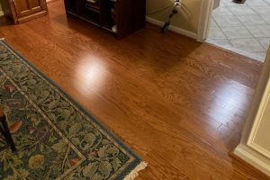 hardwood flooring in home